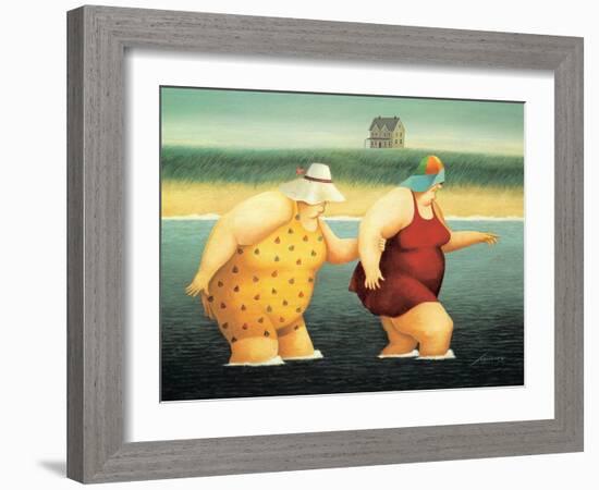 Judy and Marge-Lowell Herrero-Framed Art Print