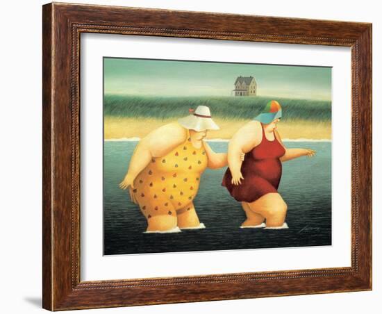 Judy and Marge-Lowell Herrero-Framed Art Print