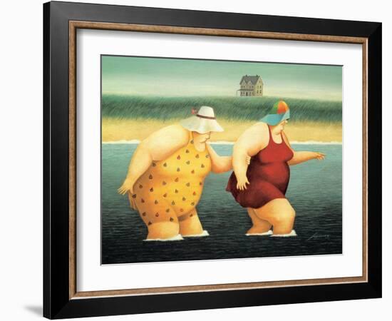 Judy and Marge-Lowell Herrero-Framed Art Print