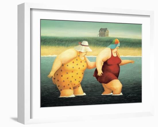 Judy and Marge-Lowell Herrero-Framed Art Print