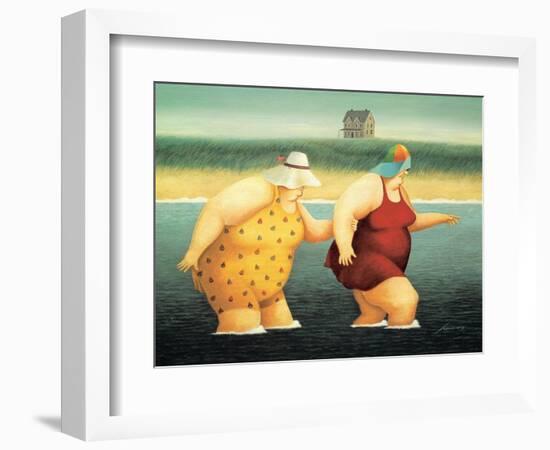 Judy and Marge-Lowell Herrero-Framed Art Print