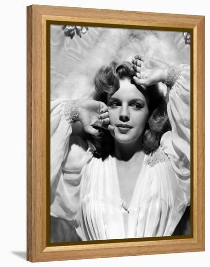 Judy Garland. "Presenting Lily Mars" 1943, Directed by Norman Taurog-null-Framed Premier Image Canvas