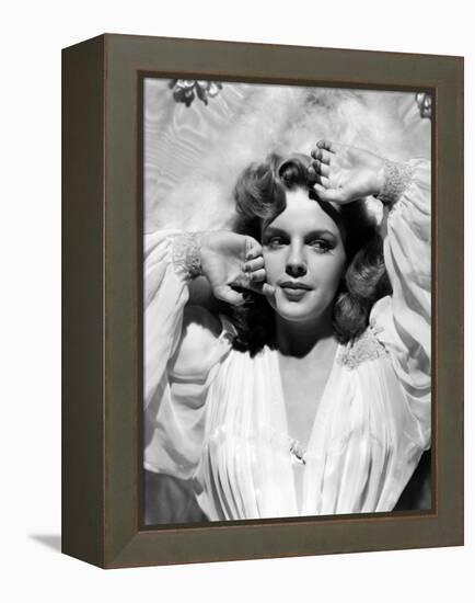 Judy Garland. "Presenting Lily Mars" 1943, Directed by Norman Taurog-null-Framed Premier Image Canvas