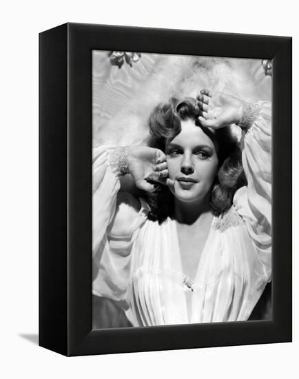 Judy Garland. "Presenting Lily Mars" 1943, Directed by Norman Taurog-null-Framed Premier Image Canvas