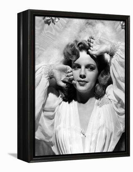 Judy Garland. "Presenting Lily Mars" 1943, Directed by Norman Taurog-null-Framed Premier Image Canvas