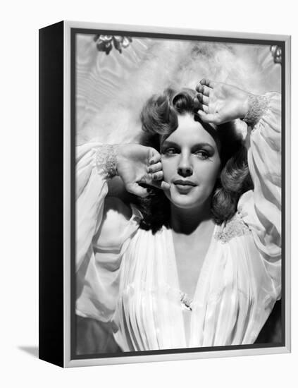 Judy Garland. "Presenting Lily Mars" 1943, Directed by Norman Taurog-null-Framed Premier Image Canvas