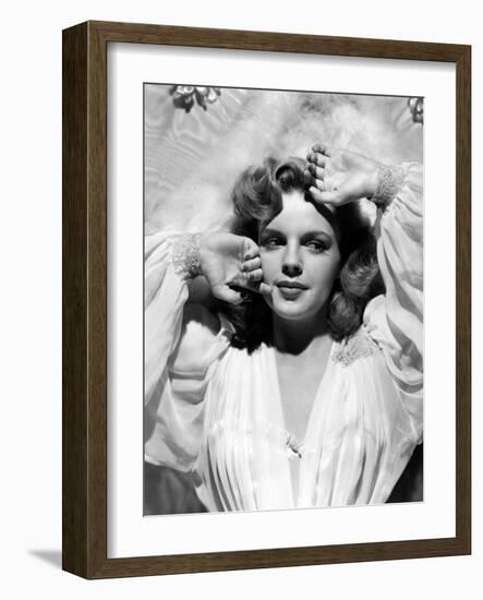 Judy Garland. "Presenting Lily Mars" 1943, Directed by Norman Taurog-null-Framed Photographic Print