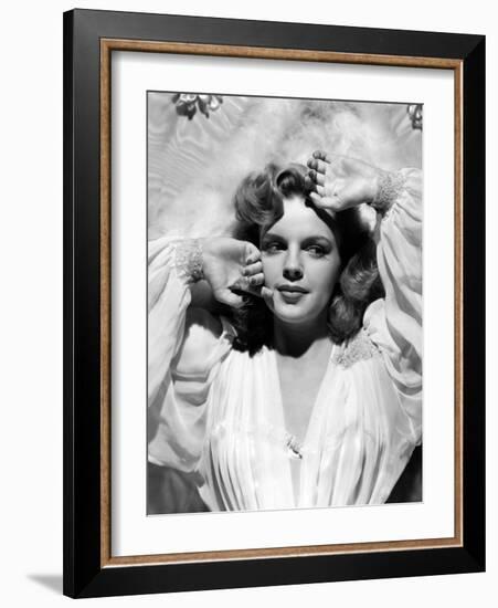 Judy Garland. "Presenting Lily Mars" 1943, Directed by Norman Taurog-null-Framed Photographic Print