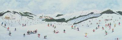 On the Slopes, 1995-Judy Joel-Giclee Print
