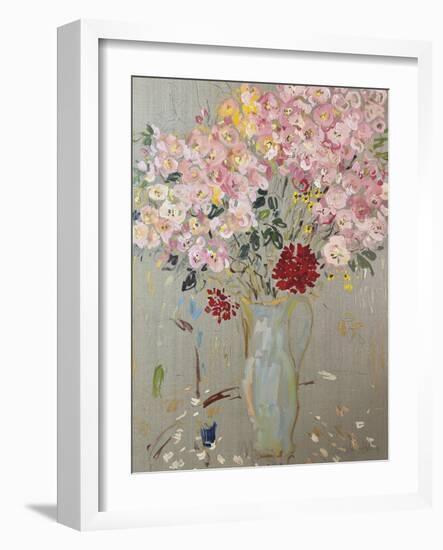 Jug of Flowers-Lilia Orlova Holmes-Framed Giclee Print