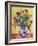 Jug of Spring Flowers on a Yellow Ground-Ann Oram-Framed Giclee Print