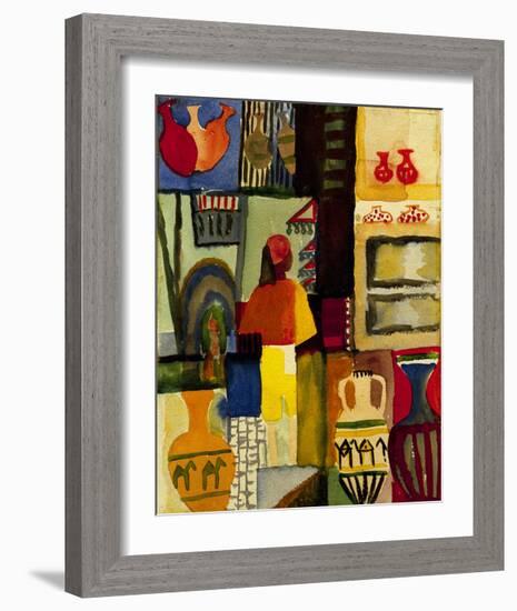 Jug seller 1914-Auguste Macke-Framed Giclee Print