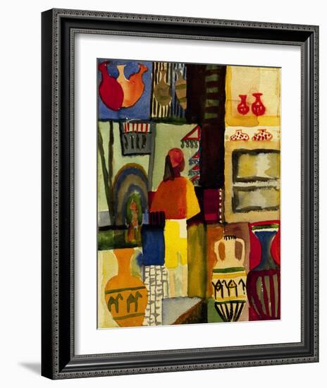 Jug seller 1914-Auguste Macke-Framed Giclee Print