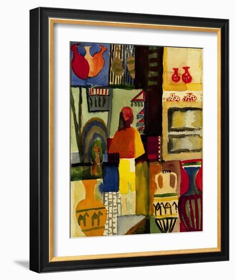 Jug seller 1914-Auguste Macke-Framed Giclee Print