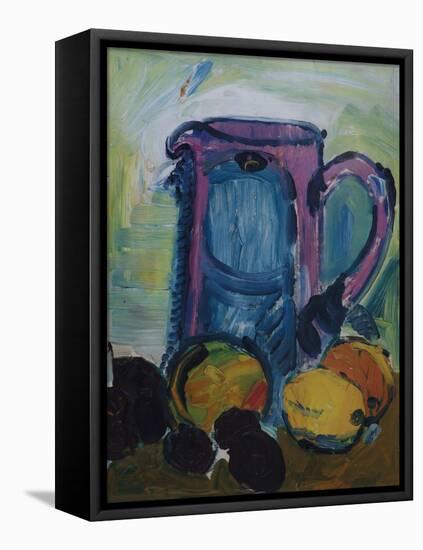 Jug with Chesnuts-Brenda Brin Booker-Framed Premier Image Canvas