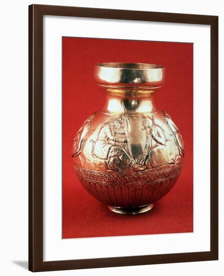 Jug with Scenes from Scythian Life, C400 Bc-null-Framed Photographic Print