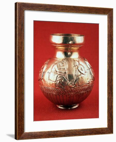 Jug with Scenes from Scythian Life, C400 Bc-null-Framed Photographic Print