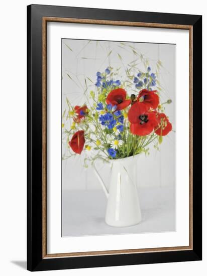 Jug with Wildflowers-Cora Niele-Framed Photographic Print