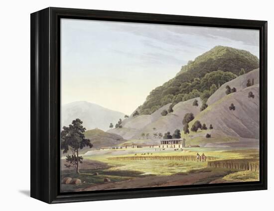 Jugeanor, in the Mountains of Sirinagur-Thomas & William Daniell-Framed Premier Image Canvas