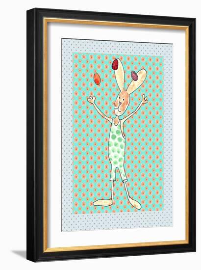 Juggler Bunny-Effie Zafiropoulou-Framed Giclee Print