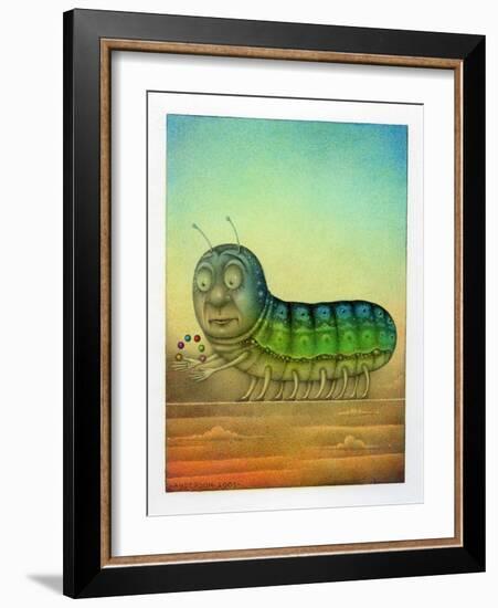 Juggling Caterpillar-Wayne Anderson-Framed Giclee Print