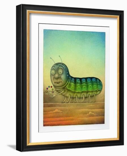 Juggling Caterpillar-Wayne Anderson-Framed Giclee Print