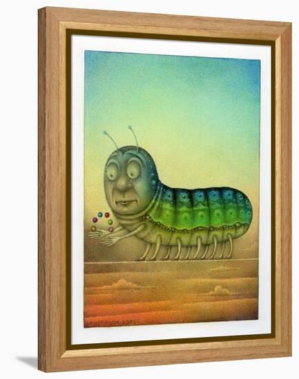 Juggling Caterpillar-Wayne Anderson-Framed Premier Image Canvas