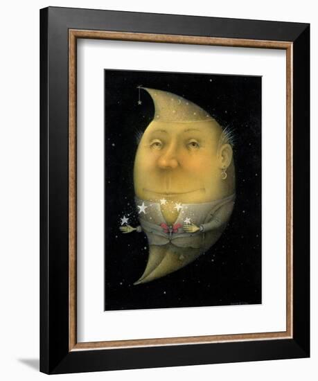 Juggling Crescent Moon-Wayne Anderson-Framed Giclee Print