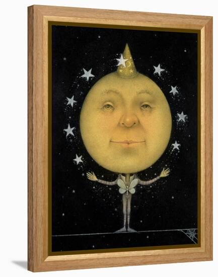 Juggling Full Moon-Wayne Anderson-Framed Premier Image Canvas