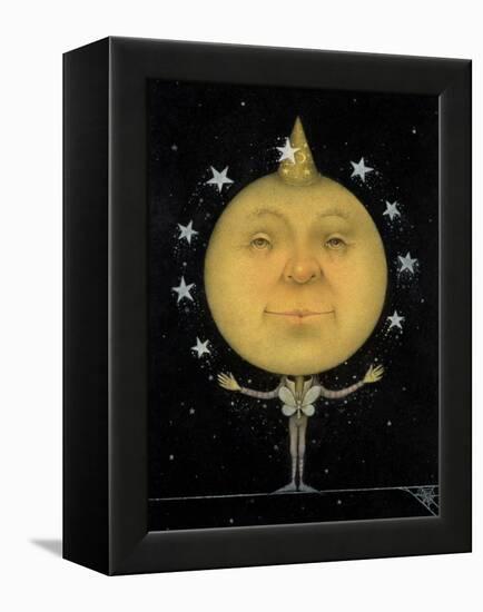 Juggling Full Moon-Wayne Anderson-Framed Premier Image Canvas