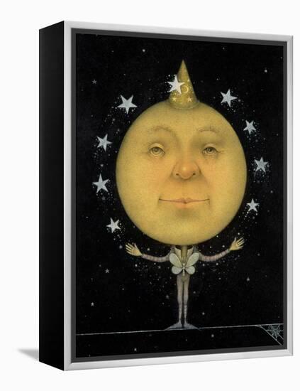 Juggling Full Moon-Wayne Anderson-Framed Premier Image Canvas