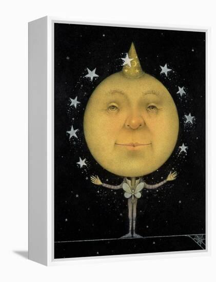 Juggling Full Moon-Wayne Anderson-Framed Premier Image Canvas