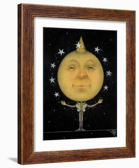 Juggling Full Moon-Wayne Anderson-Framed Giclee Print