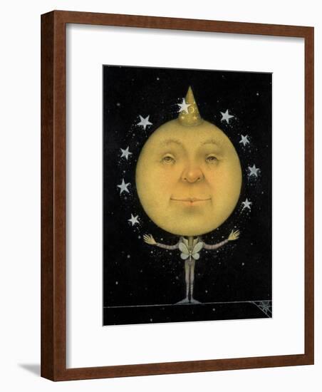 Juggling Full Moon-Wayne Anderson-Framed Giclee Print