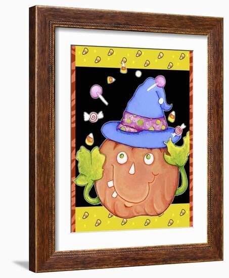 Juggling Pumpkin-Valarie Wade-Framed Giclee Print