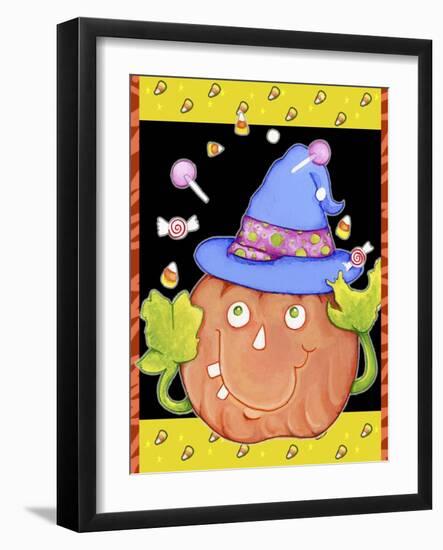 Juggling Pumpkin-Valarie Wade-Framed Giclee Print