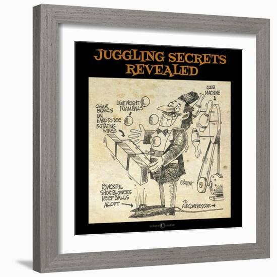 Juggling Secrets-Tim Nyberg-Framed Giclee Print