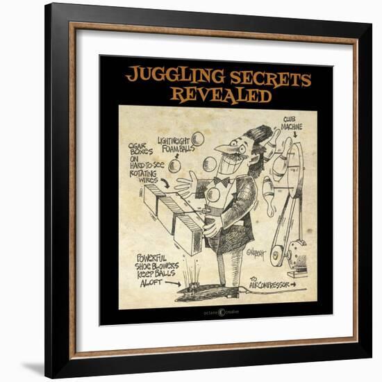 Juggling Secrets-Tim Nyberg-Framed Giclee Print