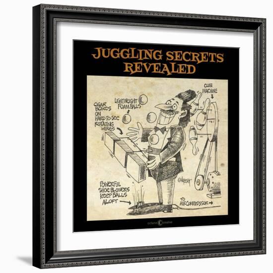 Juggling Secrets-Tim Nyberg-Framed Giclee Print