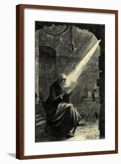 Juhn Hus in Prison Switzerland-null-Framed Giclee Print