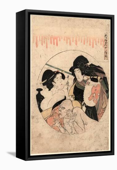 Juichidanme-Kitagawa Utamaro-Framed Premier Image Canvas