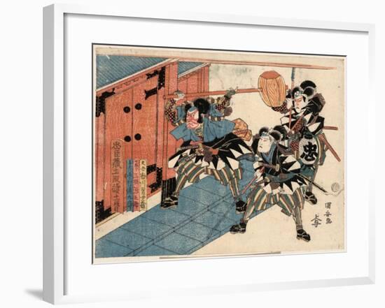 Juichidanme-Utagawa Kuniyasu-Framed Giclee Print