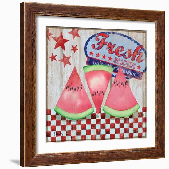 Juicy Watermelon I-Paul Brent-Framed Art Print