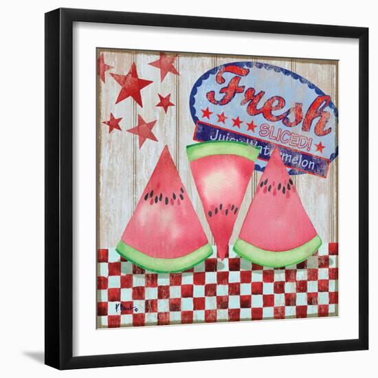 Juicy Watermelon I-Paul Brent-Framed Art Print