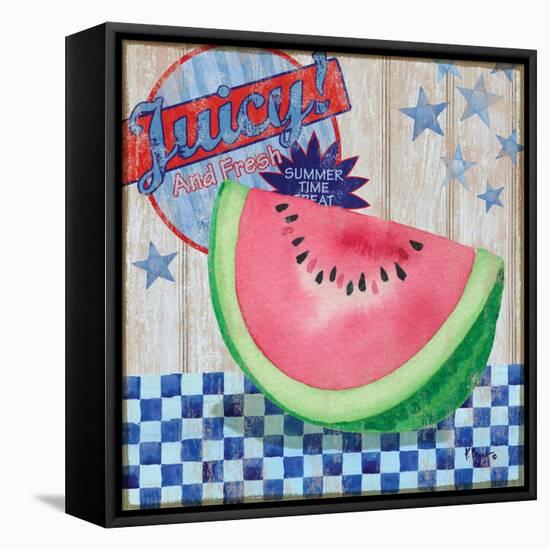 Juicy Watermelon II-Paul Brent-Framed Stretched Canvas