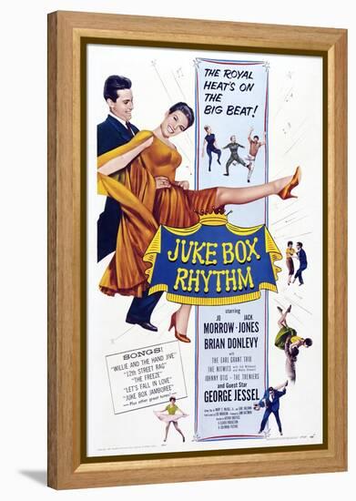 Juke Box Rhythm, from Left, Jack Jones, Jo Morrow, 1959-null-Framed Stretched Canvas