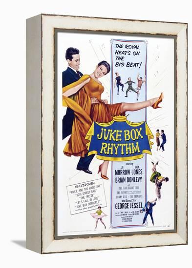 Juke Box Rhythm, from Left, Jack Jones, Jo Morrow, 1959-null-Framed Stretched Canvas