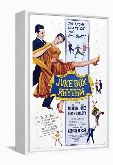 Juke Box Rhythm, from Left, Jack Jones, Jo Morrow, 1959-null-Framed Stretched Canvas
