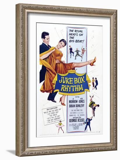 Juke Box Rhythm, from Left, Jack Jones, Jo Morrow, 1959-null-Framed Art Print