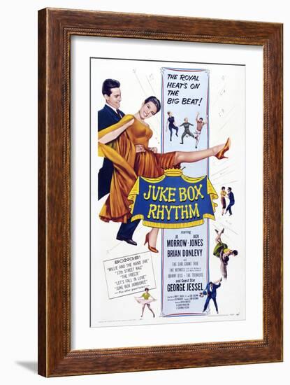 Juke Box Rhythm, from Left, Jack Jones, Jo Morrow, 1959-null-Framed Art Print